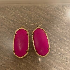 Hot pink Kendra Scott Earrings